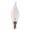 Feit Electric Feit Enhance CA10 (Flame Tip) E12 (Candelabra) Filament LED Bulb Daylight 40 Watt Equivalence 6 pk CFC40950CAFIL6 - alternate 2